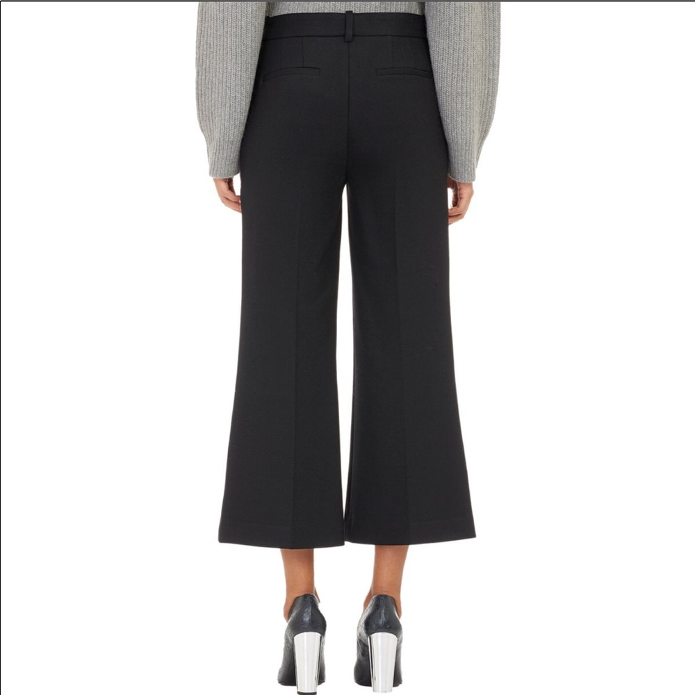 Theory Inza Piazza Wide Leg Cropped Pants